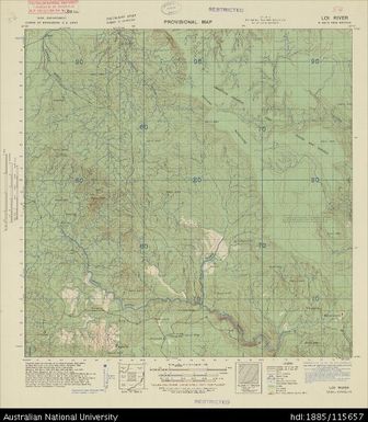 Papua New Guinea, New Britain, Loi River, Provisional map, Sheet B56/5, 1943, 1:63 360