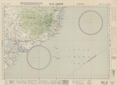 Australian aeronautical map: Saigon (Sheet NC2)