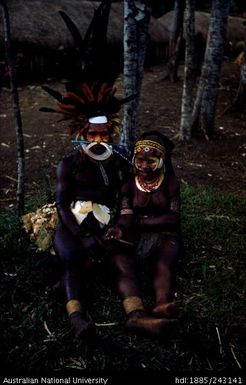 Man and woman in traditional dress