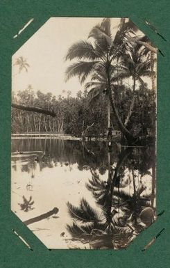 Lagoon and fish farm, Naoero.  From the album: Banaba (Ocean Island)