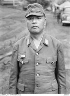 RABAUL, NEW BRITAIN. 1945-11-05. GENERAL H. IMAMURA, FORMER COMMANDER JAPANESE EIGHTH AREA ARMY. TAKEN AT HEADQUARTERS 11 DIVISION