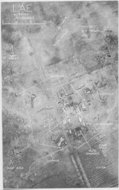 [Aerial photographs relating to the Japanese occupation of Lae, Papua New Guinea, 1943] (73)