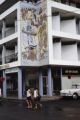 French Polynesia, street scene in Papeete