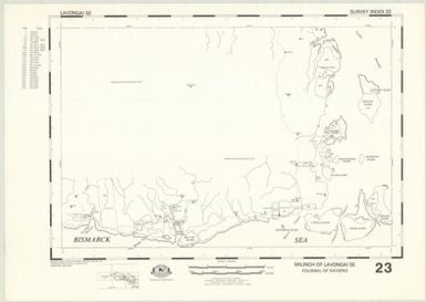 Milinch of ... : fourmil of ... (23 - Fourmil of Kavieng - Milinch of Lavongai SE)