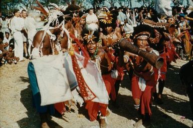 New Guinea Highlanders - a sing-sing dance