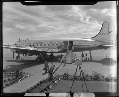 Sky Master VH-BPA ' RMA Resolution' airplane, BCPA (British Commonwealth Pacific Airlines), Nadi Airport, Fiji