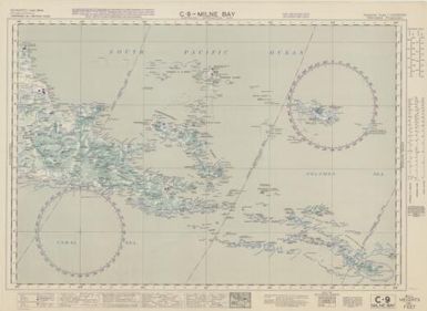 Australian aeronautical map: Milne Bay (Sheet C9)