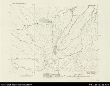 Papua New Guinea, Popondetta, Provisional map, Sheet NMO-55-032, 1955, 1:63 360