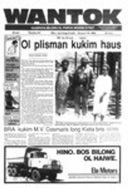 Wantok Niuspepa--Issue No. 0917 (January 30, 1992)