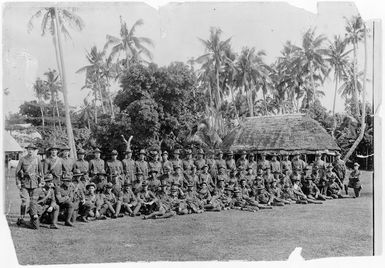 World War 1 New Zealand troops in Samoa