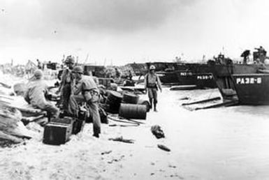 [Marine Supplies Arriving at Roi Island]