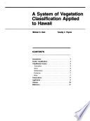 A system of vegetation classification applied to Hawaii