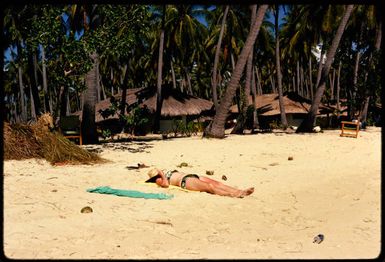 Sunbathing in Fiji, 1971