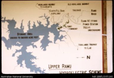 Upper Ramu Project map