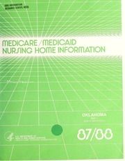 Medicare/Medicaid nursing home information, 1987-1988
