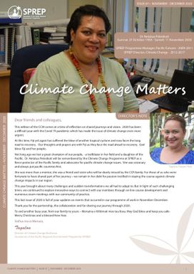 Climate Change Matters. Issue 67, November - December 2020.