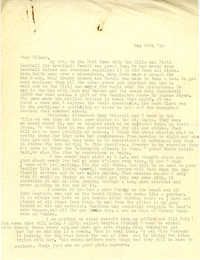 Letter 1 from Gertrude Sanford Legendre, May 26, 1943