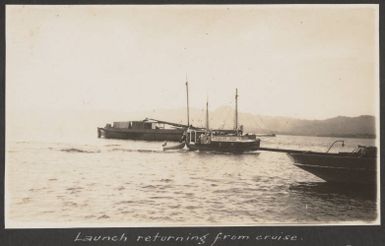 Launch at Suva, March 1928