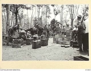 1942-10-09. RECENT FIGHTING IN THE NEW GUINEA RANGES HAS SHOWN THAT SUCCESS DEPENDS LARGELY ON THE ORGANISATION AND MAINTENANCE OF SUPPLY ROUTES AND IN THIS RESPECT THE AUSTRALIAN FORCES HAVE BEEN ..