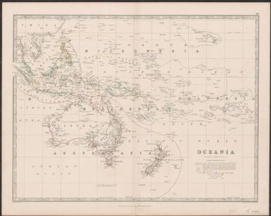 Oceania / by Keith Johnston F.R.S.E. ; engraved & printed by W. & A. K. Johnston Edinburgh