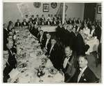 United Service Club Patron's Dinner, Melville Haysom sitting at the far bottom on the right, 1950