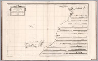 Carta Esferica de la costa de Africa : desde Cabo Espartel a cabo Bojador e Islas Adyacentes ... Y Construida por Joseph Varela y Ulloa. Ano 1787. Bart. Vazquez lo grabo. (to accompany) Atlas maritimo de Espana : Madrid MDCCLXXXIX (1789).