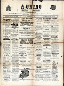A União Lusitana-Hawaiiana November 05, 1892