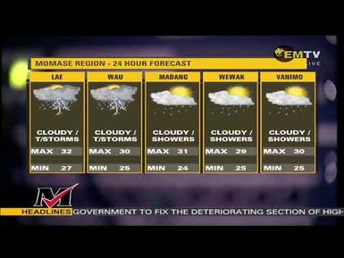 NATIONAL EMTV NEWS | 6PM | WEDNESDAY 11th MARCH, 2026