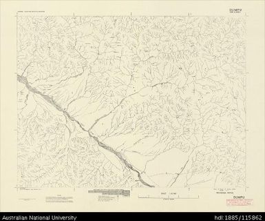 Papua New Guinea, Dumpu, Provisional map, Sheet 58-024, 1957, 1:63 360