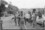 Wanumbil, Wanuma Census Divison: children and man wearing police-style cap