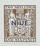 Stamp: New Zealand - Niue Two Shillings and Six Pence