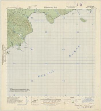 New Britain, provisional map (Montagu)