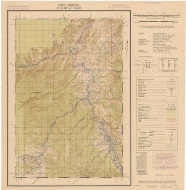 Bulowat east / compilation, surveyed in June 1943 by 8 Aust. Field Survey Section A.I.F ; compiled by 3 Aust. Field Survey Coy. A.I.F., from air photographs and intelligence reports ; drawing 3 Aust. Field Survey Coy. A.I.F. ; reproduction, 2/1 Aust. Army Topo. Svy. Coy