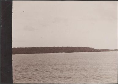 North end of Te Motu at Namambumba, Santa Cruz Group, Solomon Islands, 1906 / J.W. Beattie