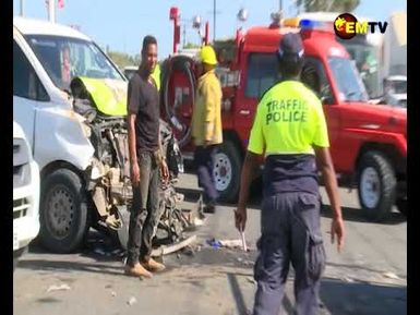 TWO ROAD ACCIDENTS