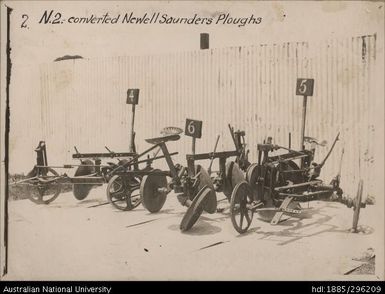 Converted and constructed ploughs