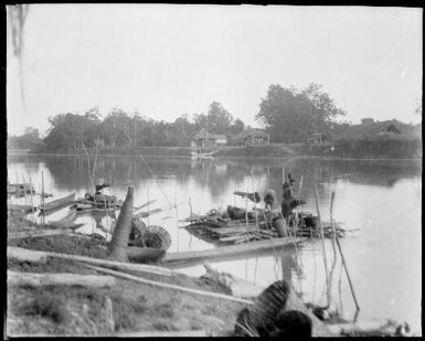 Women washing sago, Kambot, Sepik River, New Guinea, 1935, 2 / Sarah Chinnery