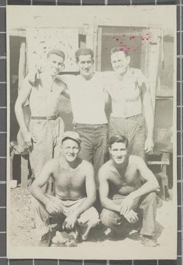 Sailors from the United States Naval Construction Battalion