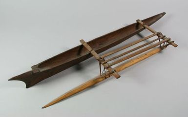 Model paopao (outrigger canoe)