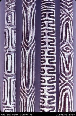 Detail of designs on Febi arrow shanks