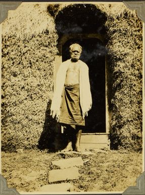 Ratu Josese Nabuta of Ba, the Fijian King, 1928