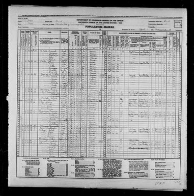 1940 Census Population Schedules - Hawaii - Maui County - ED 5-12