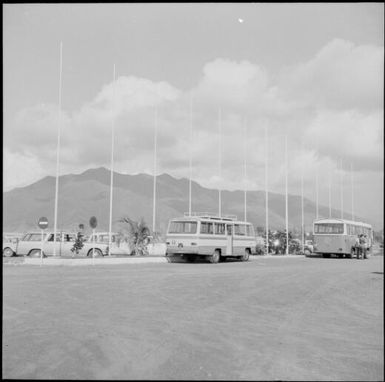 Car park at La Tontouta International Airport, New Caledonia, 1969, 1 / Michael Terry