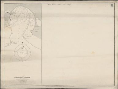 South Pacific Ocean - Fiji Islands Viti Levu -Nandronga Harbour (Thuvu Harbour) / By H. Hosken, Navigating Lieut J.W. Brown, Navigating Sub-Lieut. R.N., 1874 ; Engraved by Davies & Company