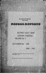 Patrol Reports. East Sepik District, Angoram, 1960 - 1961