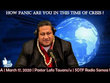 Evening Session with Pastor Lafo Tauanu'u. 3/17/20
