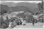 Government-sponsored festival in Tabibuga: people from the surrounding area gather on field