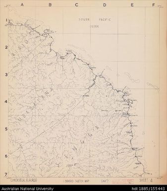 Solomon Islands, Choiseul, (Lauru), Series: Sketch, Sheet 4, 1968?, 1:50 000