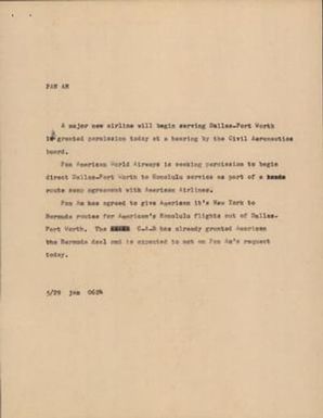 [News Script: Pan AM]