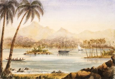 Bent, Thomas, 1833?-1887 :Cooks Bay - Eimeo near Otahiti. [1857-1858].